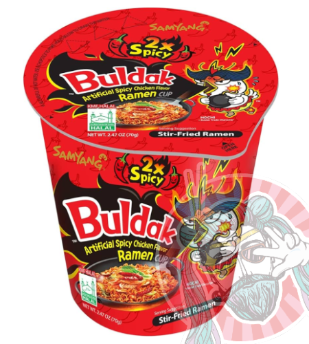 Samyang Buldak Chicken 2x Spice Cup 70g