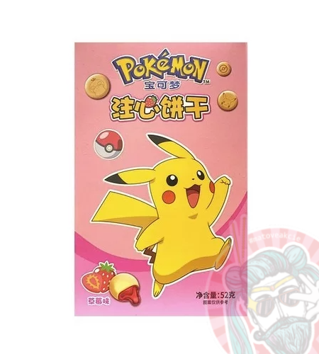 Pokemon Jahodové Sušienky 52g CHN