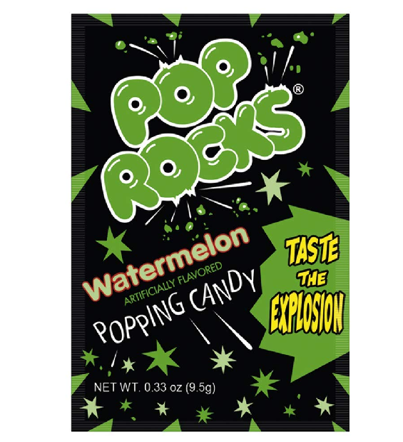 Pop Rocks Praskajúce Cukríky Vodný Melón 9.5g