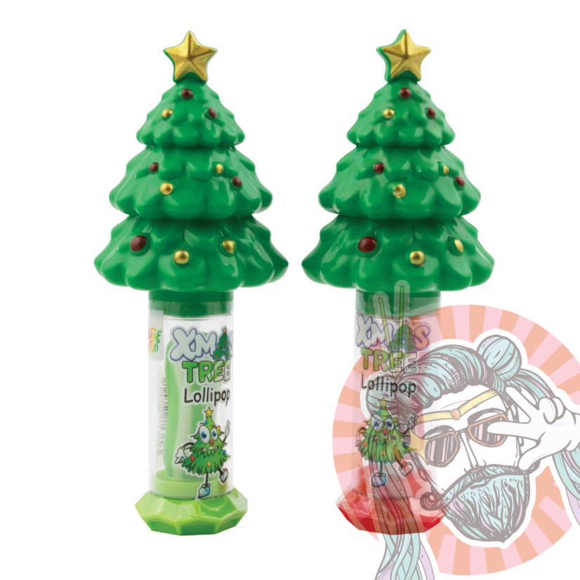 Xmas Tree Lízatko 15g - Príchuť: Jahoda