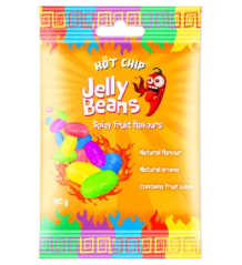 Hot Chip Ovocné Jelly Beans s Chilli 60g