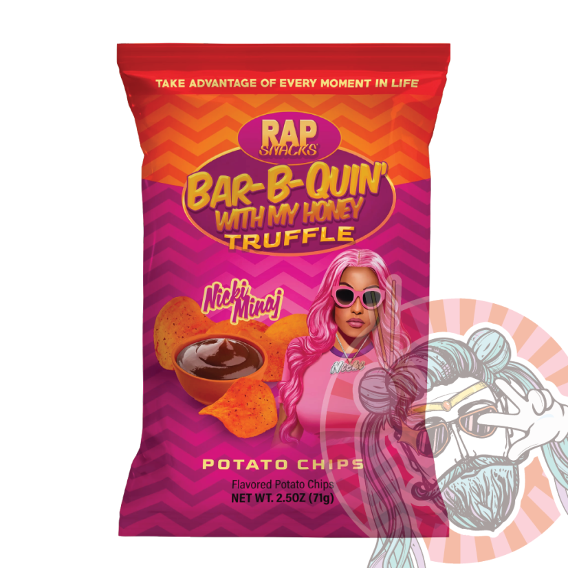 Rap Snacks Nicki Minaj BBQ Truffle Chipsy 71g USA