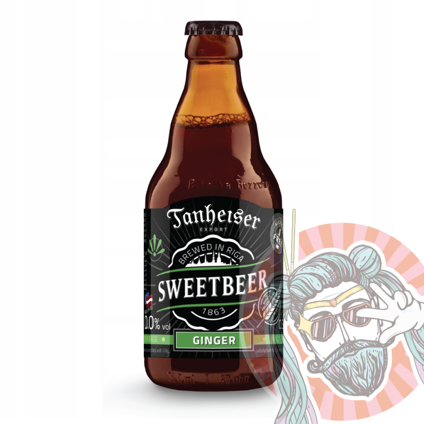 Sweetbeer Ginger Nealko Zázvorové pivo 0% obj. alk. 0,33l
