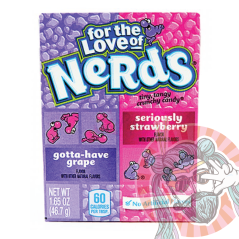 NERDS CUKRÍKY HROZNO A JAHODA 47G