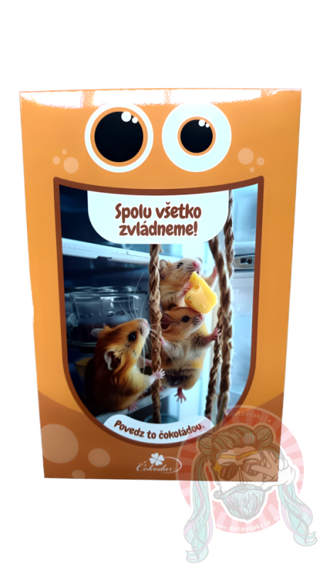 Bláznivá Čokoláda 50g SK - Text: Z nuly na sto za sekundu.