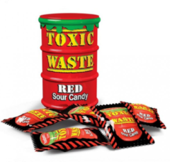Toxic Waste RED Kyslé Cukríky 42g