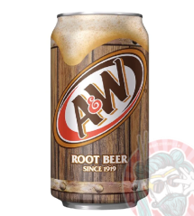 A&W Root Beer Soda 355ml USA