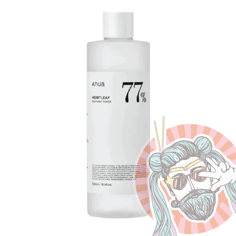 Anua - Heartleaf 77% Soothing Toner - Upokojujúce pleťové tonikum - 500 ml