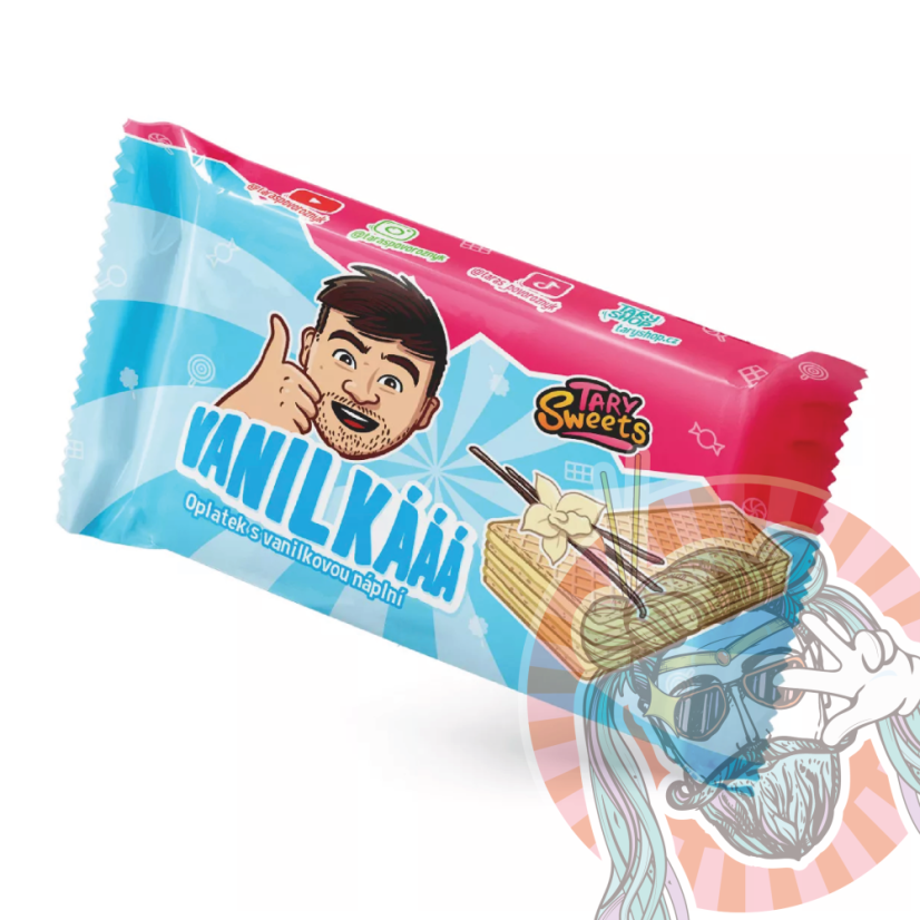 Tary Sweets Vanilkové Oplátky 40g