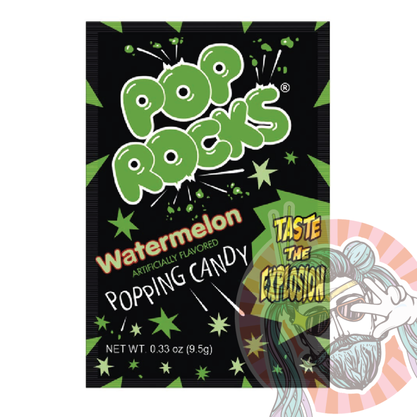 Pop Rocks Praskajúce Cukríky Vodný Melón 9.5g