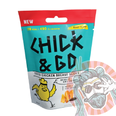 Chick & Go Sušené Kuracie Plátky v Sójovej Omáčke 30g