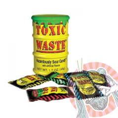 Toxic Waste YELLOW Kyslé Cukríky 42g
