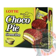 Lotte Chocopie Green Tea 12pack 336g