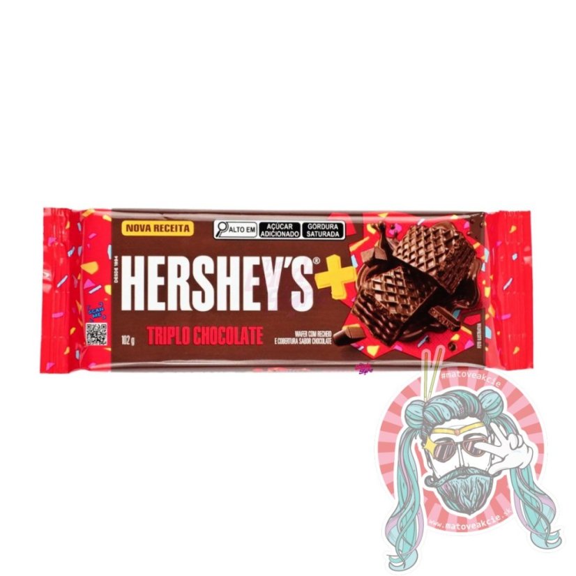 Hershey Wafer Tripple Chocolate 102g BRA