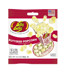 Jelly Belly cukríky s príchuťou Buttered Popcorn 70g