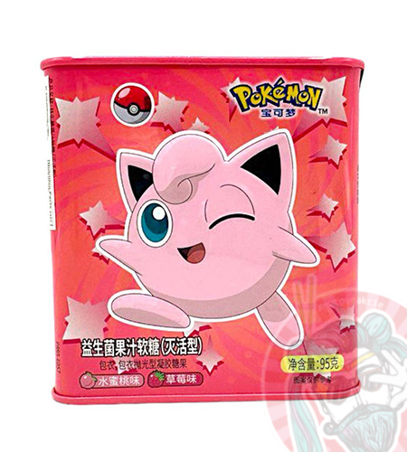 Pokemon Probiotické Gumené Cukríky Jahoda Broskyňa 95g