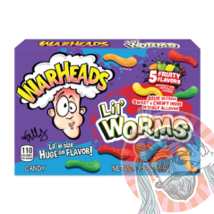 Warheads Kyslé Dážďovky s Ovocnou Príchuťou 99g