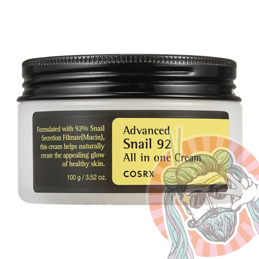 COSRX - Advanced Snail 92 All in One Cream - Multifunkčný krém s extraktom zo slimáka - 100g
