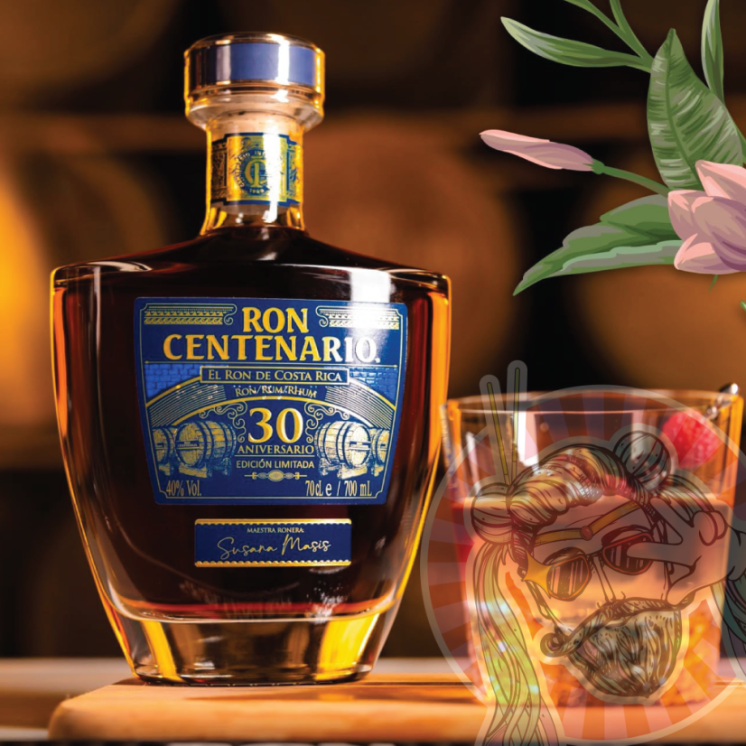 Centenario ron 30 Anos Edición Limitada 0.70L, 40.0%, gift