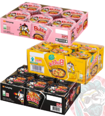 6PACK Samyang Buldak Trio Kombo (Carbonara, Cheese, Original) 1320g KOR