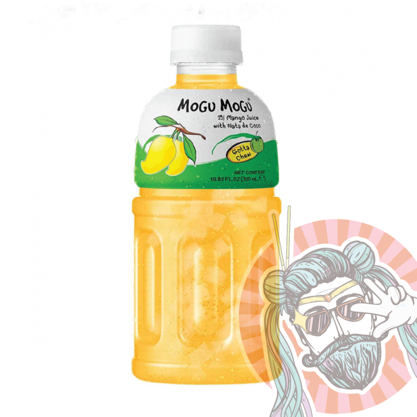 Mogu Mogu Džús s Kúskami Želé Mango 320ml