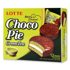 Lotte Chocopie Green Tea 12pack 336g