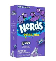 Nerds Drink Mix Grape Zero 6ks 16,2g USA