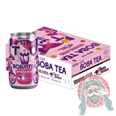 Boba Cat Bubble Tea Taro Tapioca Karton (24x315ml) TWN
