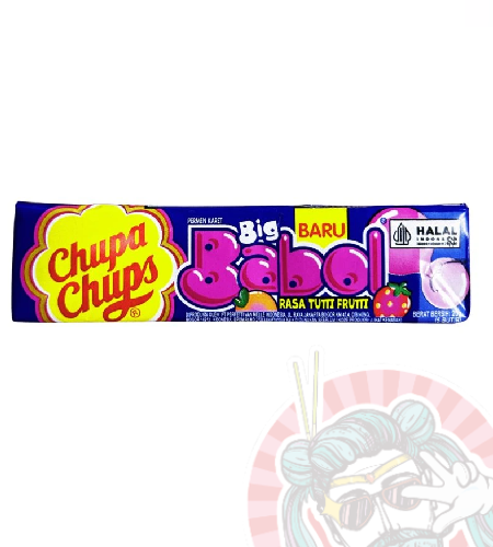 Chupa Chups Big Babol Tutti Frutti Bubble Gum žuvačka 20g IDN
