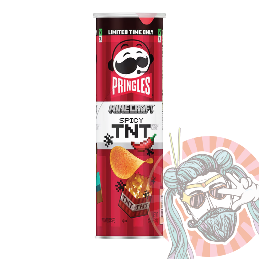 Pringles Minecraft Spicy TNT 156g USA