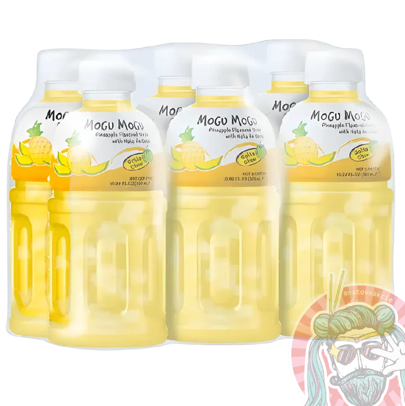 Mogu Mogu Džús s Kúskami Želé Ananás (6x320ml) 1,92L