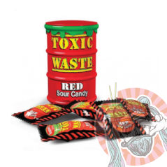 Toxic Waste RED Kyslé Cukríky 42g