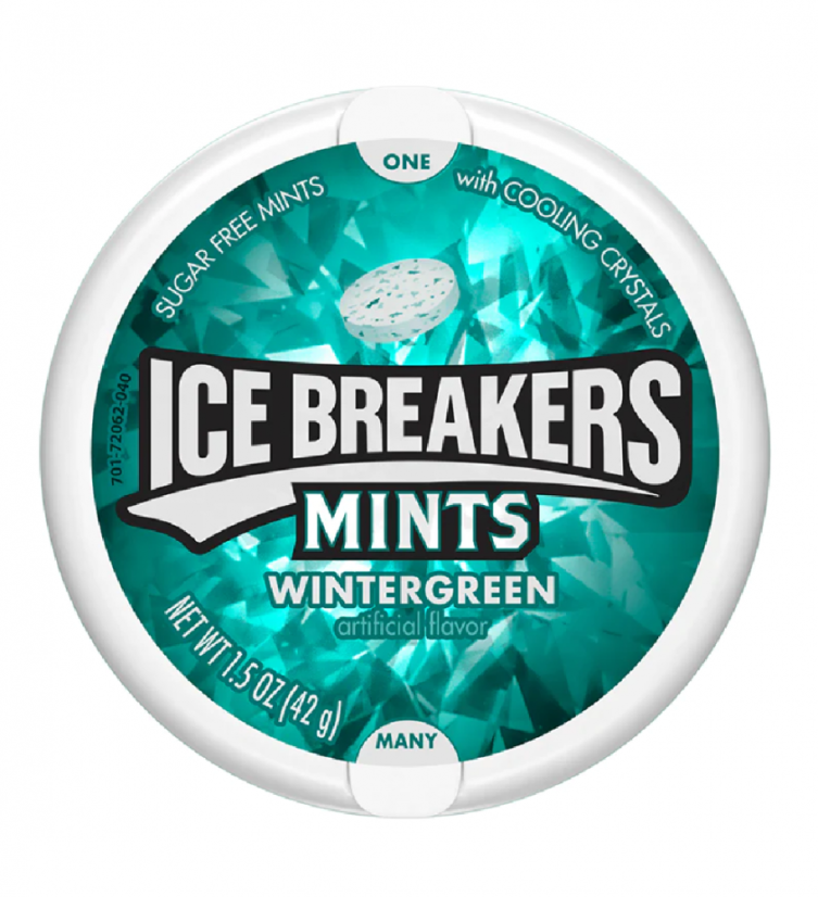 Ice Breakers Mints Wintergreen 42g USA