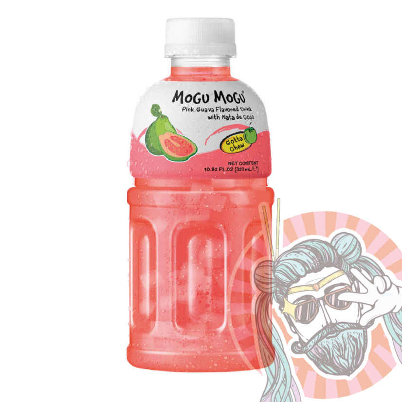 Mogu Mogu s Kúskami Želé nápoj Ružová Guava 320ml THA