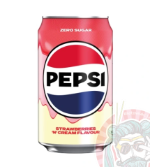 Pepsi Strawberry & Cream Zero Sugar 330ml