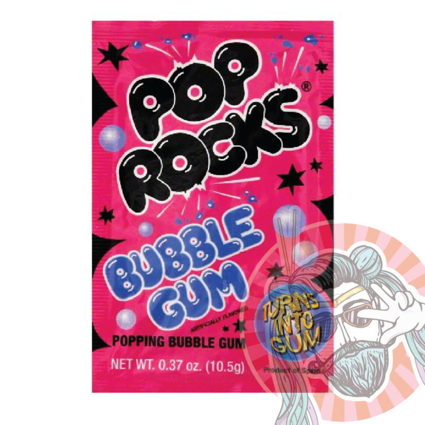 Pop Rocks Praskajúce Cukríky Žuvačka 9.5g