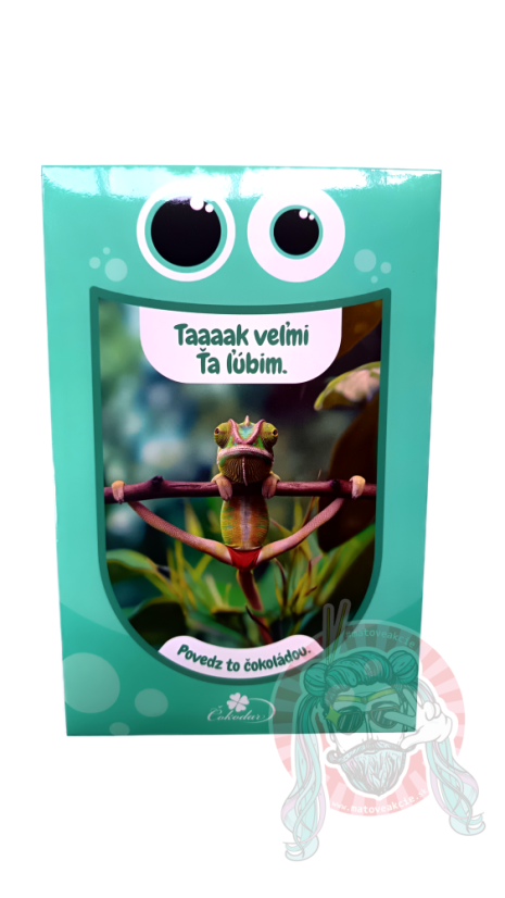 Bláznivá Čokoláda 50g SK - Text: Z nuly na sto za sekundu.