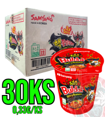 Samyang Buldak Kuracie Rezance 2x Spice v Kelímku Kartón (30x70g) 2100g KOR