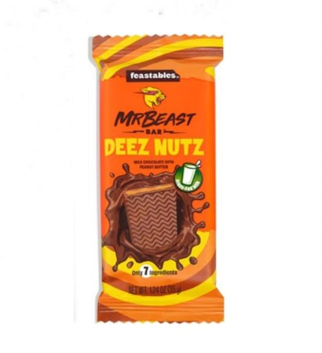 Feastables Mr Beast Milk Chocolate Deez Nutz 35g USA