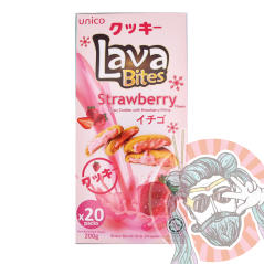 Lava Bites Cookies Strawberry 200g