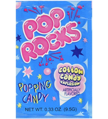 Pop Rocks Praskajúce Cukríky Cukrová Vata 9.5g USA