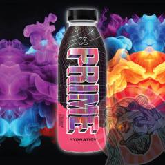 PRIME X Pink Holografický (KSI x Logan Paul) 500ml UK