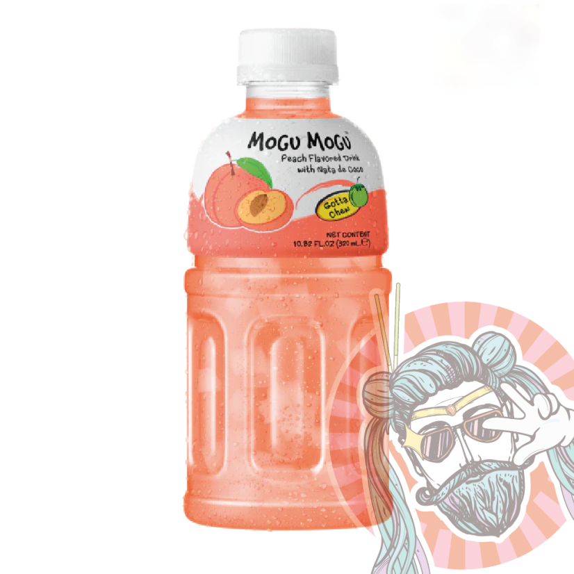 Mogu Mogu Džús s Kúskami Želé Broskyňa 320ml