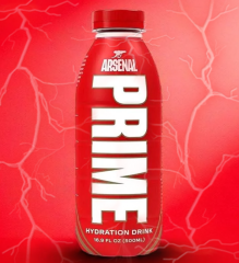PRIME Arsenal hydratačný nápoj (KSI x Logan Paul) 500ml UK