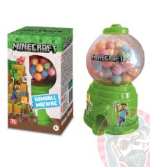 Minecraft Gumball Machine Stroj na Žuvačky 100g
