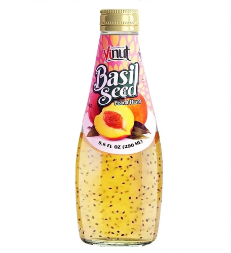 Basil Seed Drink Broskyňa 290ml VNM