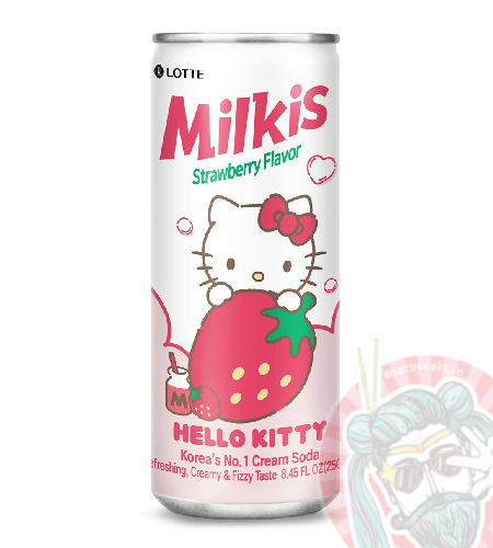 Milkis Hello Kitty Strawberry Cream Soda 250ml KOR