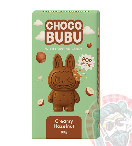 Chocobubu Popping Chocolate Creamy Hazelnut 80g
