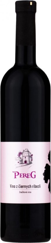 Pereg z čiernych ríbezlí 0.75l