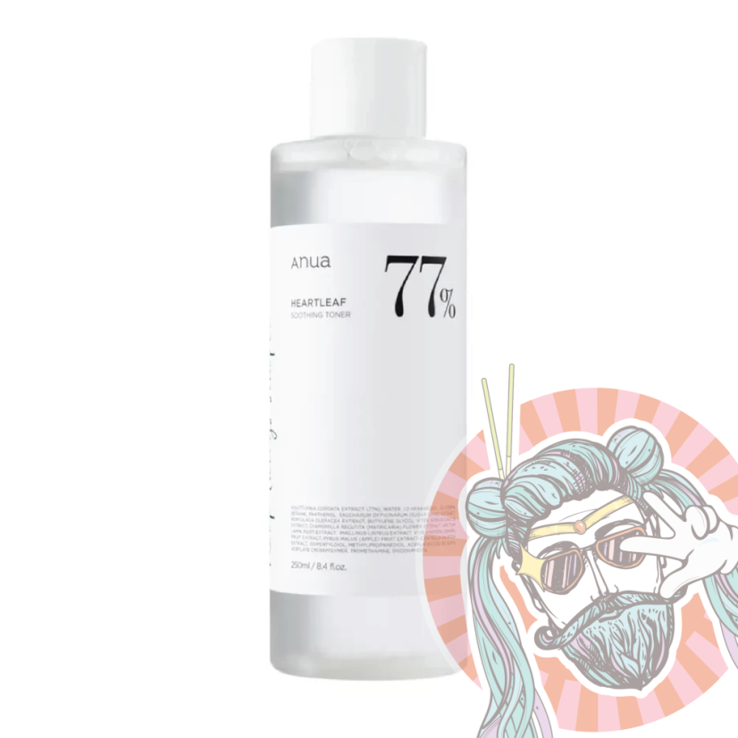 Anua - Heartleaf 77% Soothing Toner - Upokojujúce pleťové tonikum - 250 ml